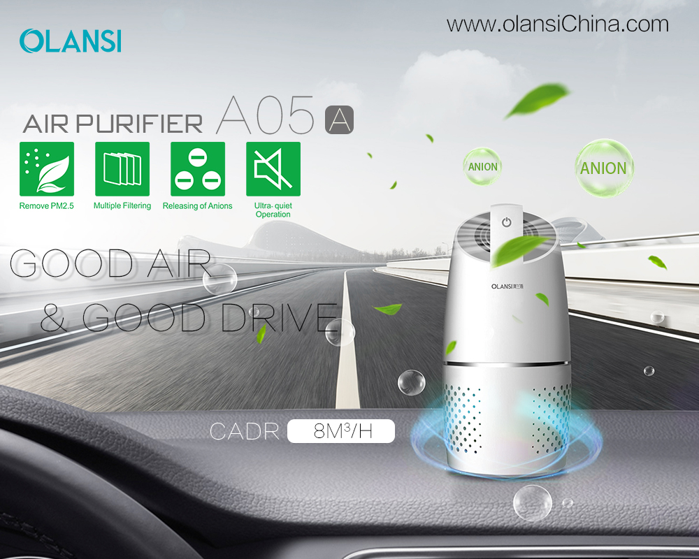 Which Small Smart HEPA Automotive Air Purifier Is Best For Car With Negative Ion?