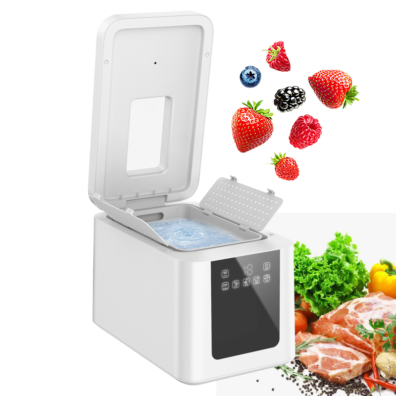 Olansi Home Smart Fruits Washer Meat Sterilizer Food Cleaning Machine Portable Household Fruit And Vegetable Purifier