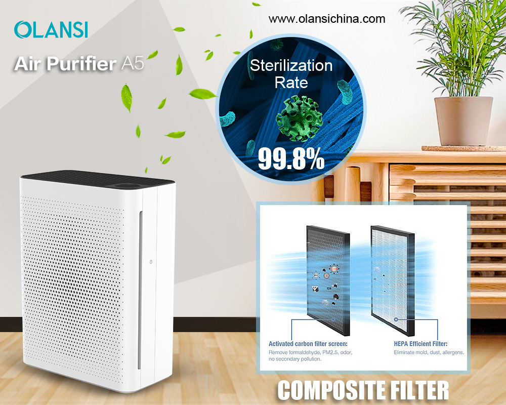 Choosing a functional location for Olansi air purifier
