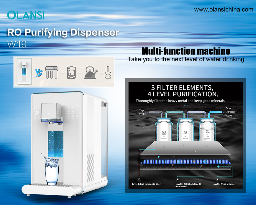 Best 4 Stage Portable Countertop Reverse Osmosis System RO Water Purifier Dispenser Manufacturer Factory 2022