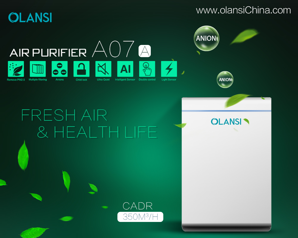 Making the home safe and healthy with high quality china Hepa air purifiers