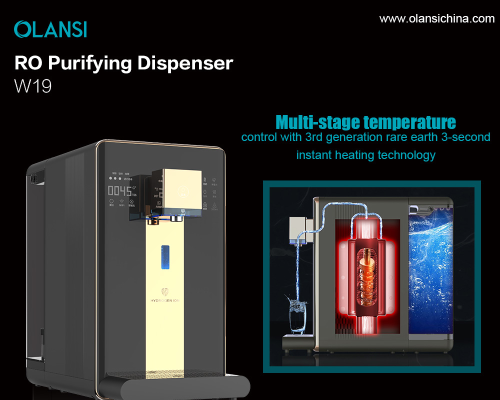 Hot And Cold Hydrogen Alkaline Water Reverse Osmosis RO System Water Dispenser Purifier That Solve Your Problem Of Hot Or Cool Purified Water