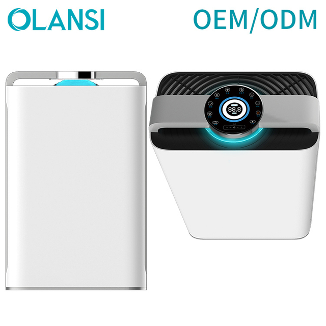 Olansi K08A Wifi Control CADR 488 Air purifier with Humidifier Low Noise Energy Saving Dust Sensor Air Purifier with PM2.5